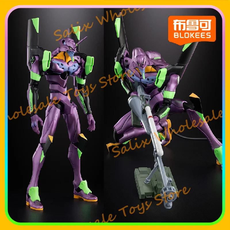 

Новая легендарная версия Blokee Neon Genesis Evangelion Eva-Tv Edition, начальная машина, экшн-игрушки, фигурки, коллекционные модели роботов
