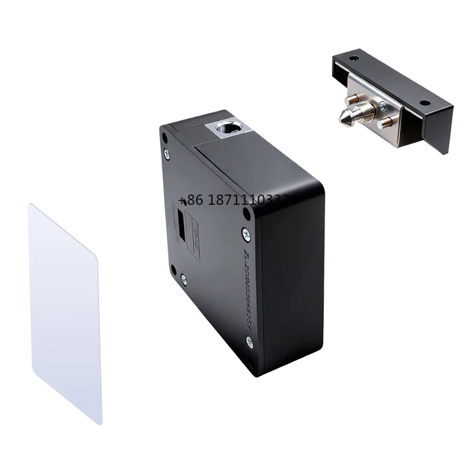 MK-E764 SMART Keyless Invisible NFC RFID Mifare IC Card Furniture Lock for Modern Cabinet & Drawer-DIY Hidden Smart Lock