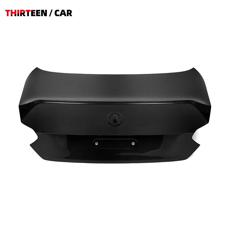 CS Style Rear hood Real Dry Carbon Fiber Trunk for BMW G87 M2 2 Series G42 M240i Replacement Trunks Lid Car Boot Tail Lid Cover