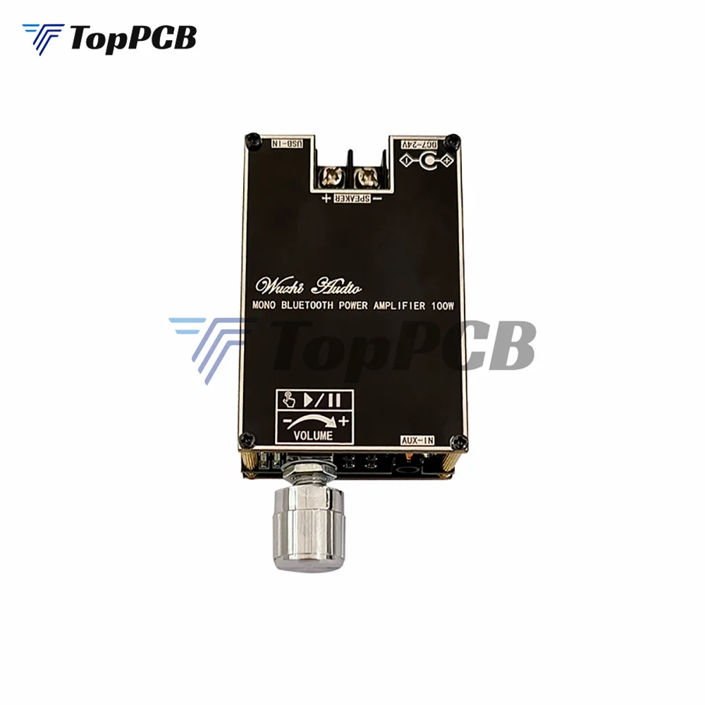 ZK-1001B TPA3116 100W Mono Channel Bluetooth Audio Amplifier Board Module With TWS box matching function DC 7-24V