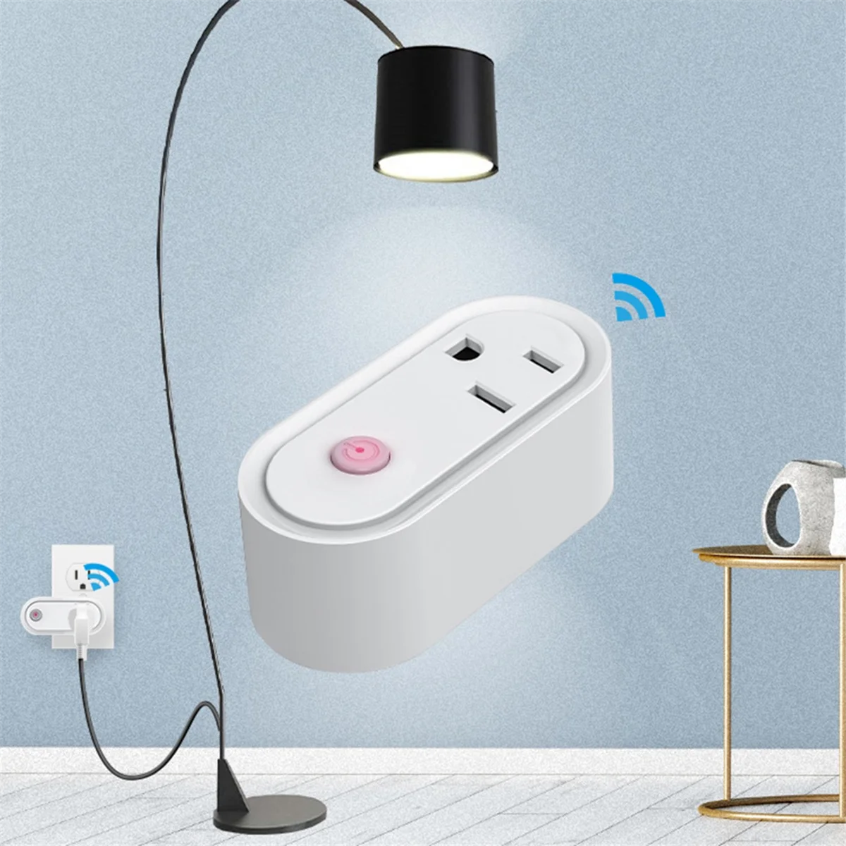 

Smart Plug Matter WiFi Socket 15A Timer Outlet Power Monitor Support TUYA with for Homekit Google Home Alexa US Plug