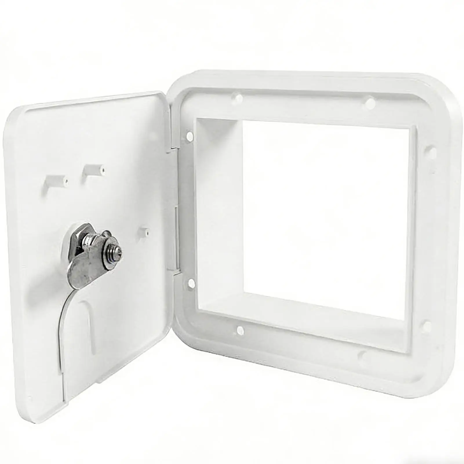 

Rv Power Cord Hatch Rust Resistant Compartment Cover Rv Access Door Cable Hatch For Inspection Port Floor Cable Indoor Vehicles