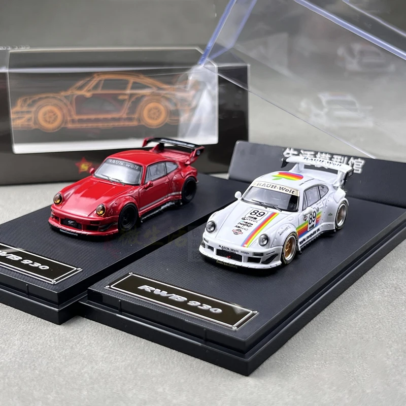 

Звездная модель 1:64 RWB 930 GT, легкосплавный автомобиль, литье под давлением и игрушечный транспорт, модель автомобиля, миниатюрная масштабная модель автомобиля, игрушки для детей