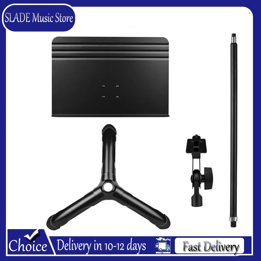

Flanger Music Stand FL-18 Retractable Metal Music Stand Lightweight Removable Sheet Music Score Tripod Stand for Guitar Violins