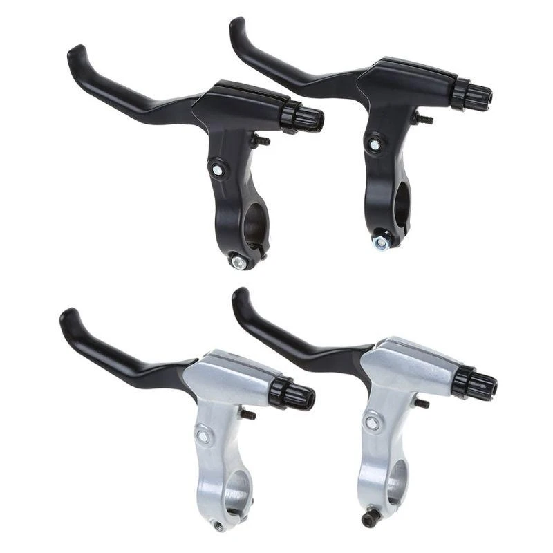 U1JC 2pcs Brake Lever Aluminum Alloy MTB Road Bike Fixed Gear Cycling Crank