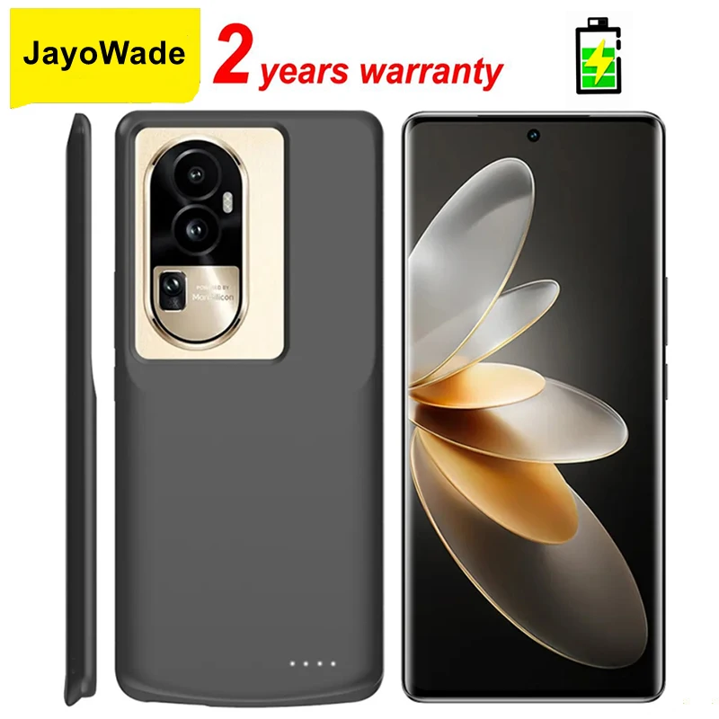 JayoWade 6800Mah Battery Charger Case For OPPO Reno 10 Pro Power Case Reno10 Pro + Power Bank Phone Cover Reno10 Battery Case