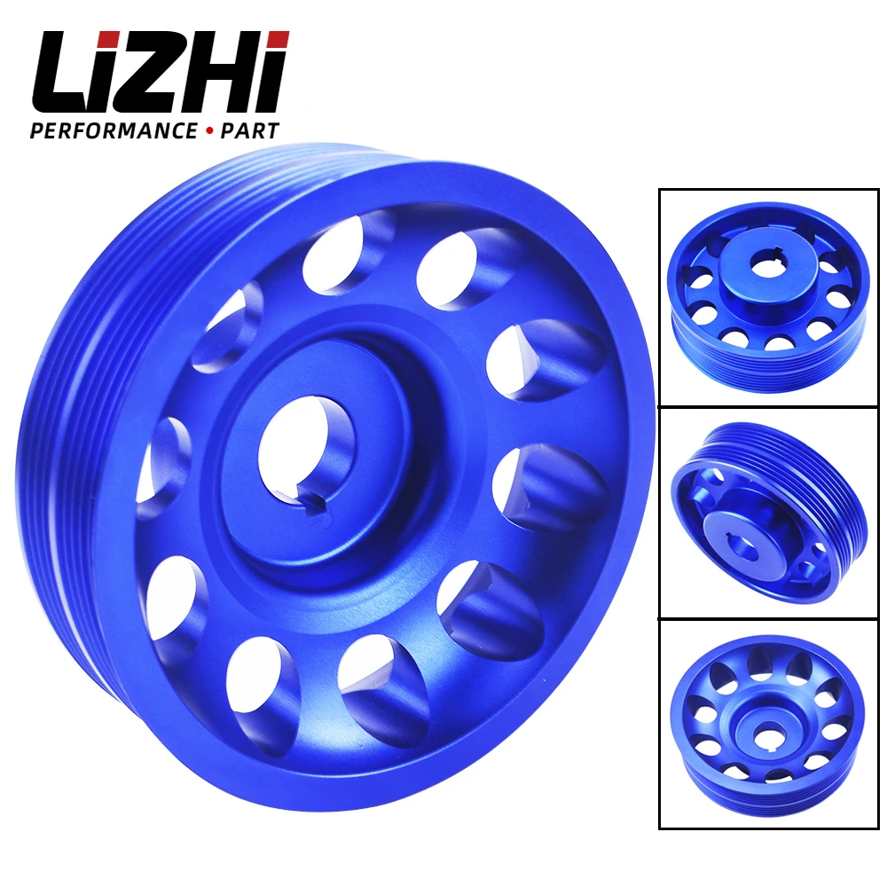 

LIZHI - Light Weight Aluminum Crankshaft Crank Pulley for Subaru Impreza WRX Sti Legacy LZ-CP013