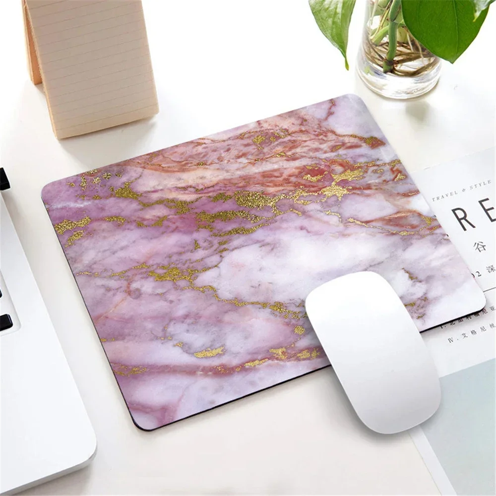 Small Mouse Pad Gamer Computer Desk Mat Pad Rectangle Non-slip Rubber Base Deskpad Table Mat Home Office Desk Accessories