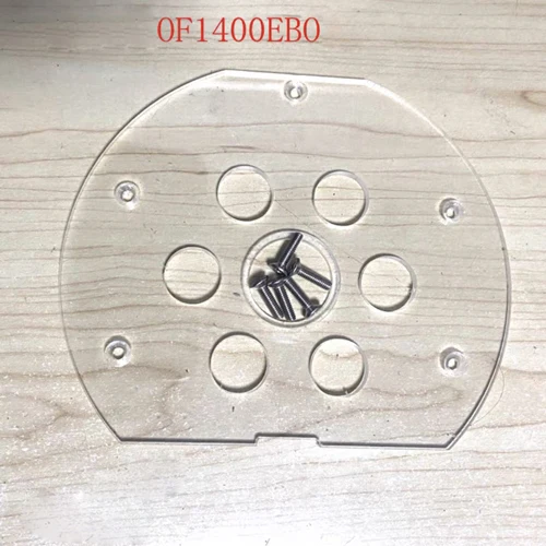 Stainless Steel Router Template Guide Bushings With Drilled Holes+Round Base Plate For Festool OF1400