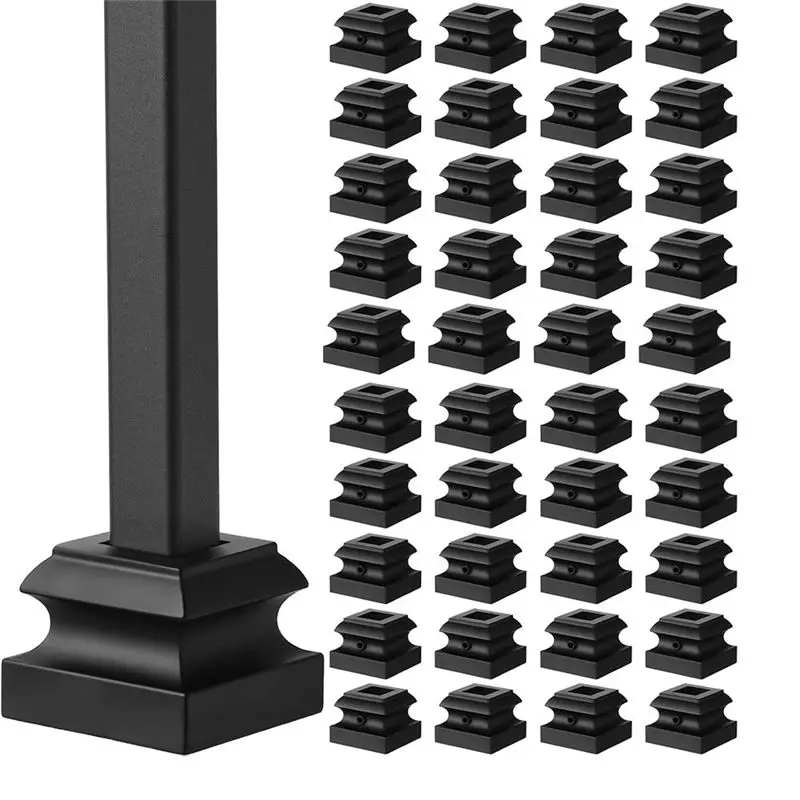 ksol-iron-baluster-shoes-stair-flat-shoe-for-1-2-inch-square-scroll-basket-twist-knuckle-staircase-balusters-48pcs