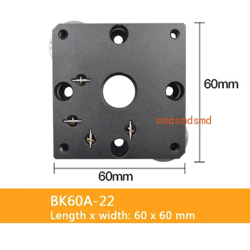 BK60A-22 Manual Fine Adjustment Horizontal Tilt Stage Optical Translation Table, Displacement Table M6
