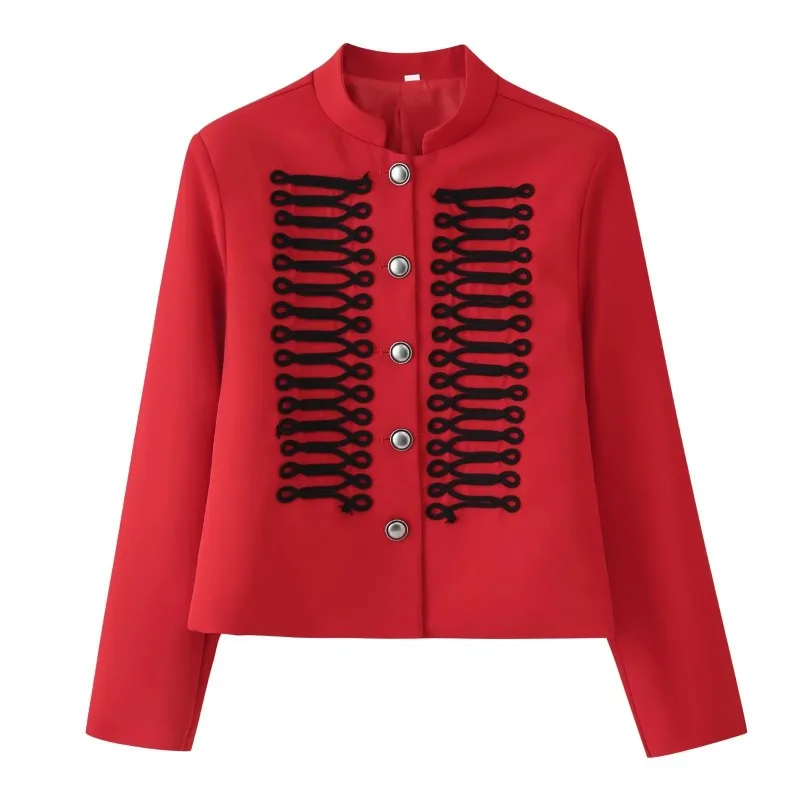 The Popular Cross-border European and American Women's Fashion Retro High-end Outerwear Is in Vogue and Versatile Women’s Wear