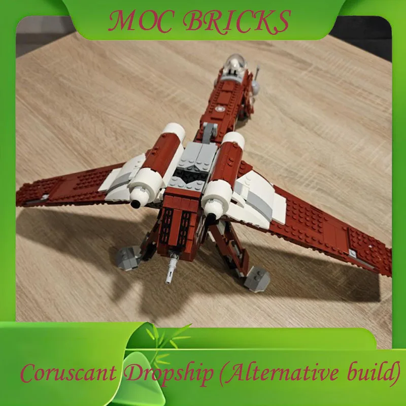 تخصيص 1969 أجزاء الحروب المركبة الفضائية MOC Coruscant دروبشيب البديل بناء إلى 75337-1 لتقوم بها بنفسك تجميع اللبنات الهدايا #5