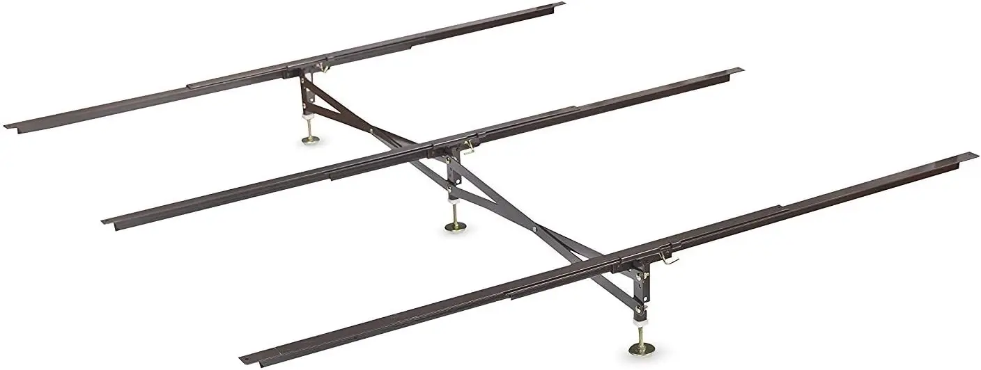 Fba_Gs-3 Xs X Support Bed Frame System Gs-3 Xs Model 3 Cross Rails And 3 Legs - Strong Center Support Base For Full Queen And