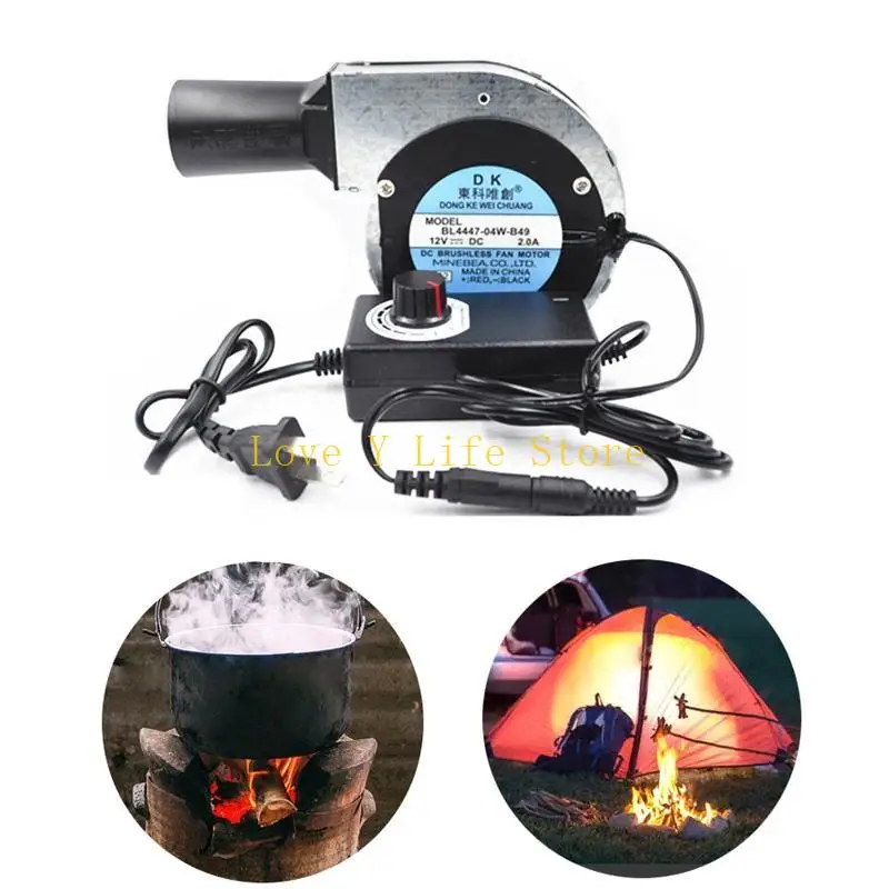 L74C 12V for DC Brushless BBQ Fan Electric Blower Starter for Charcoal BL4447-04W-B49 PWM Blower 2A 20W + Speed Controller