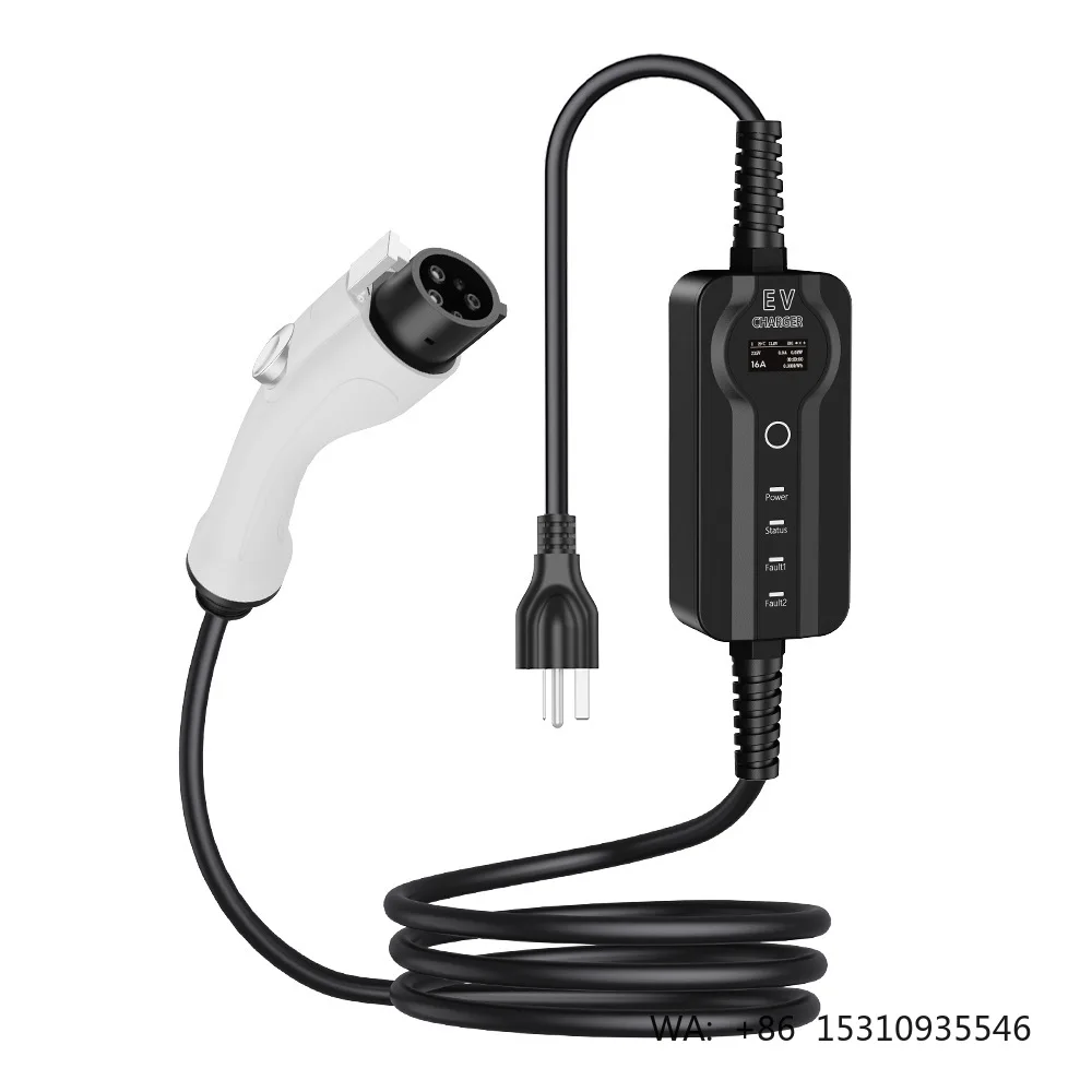 16A US-standard 5m 110V cable-type Portable Charger 35kW Charging cable Home EV Charging Station