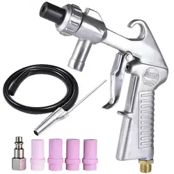 Kit Abrasivo De Armas De Jateamento De Areia De Ar, Sandblaster Industrial Ferramentas Elétricas, 1 Bico De Cerâmica, 1 Tubo De Sucção De Areia, 1 Bico De Aço