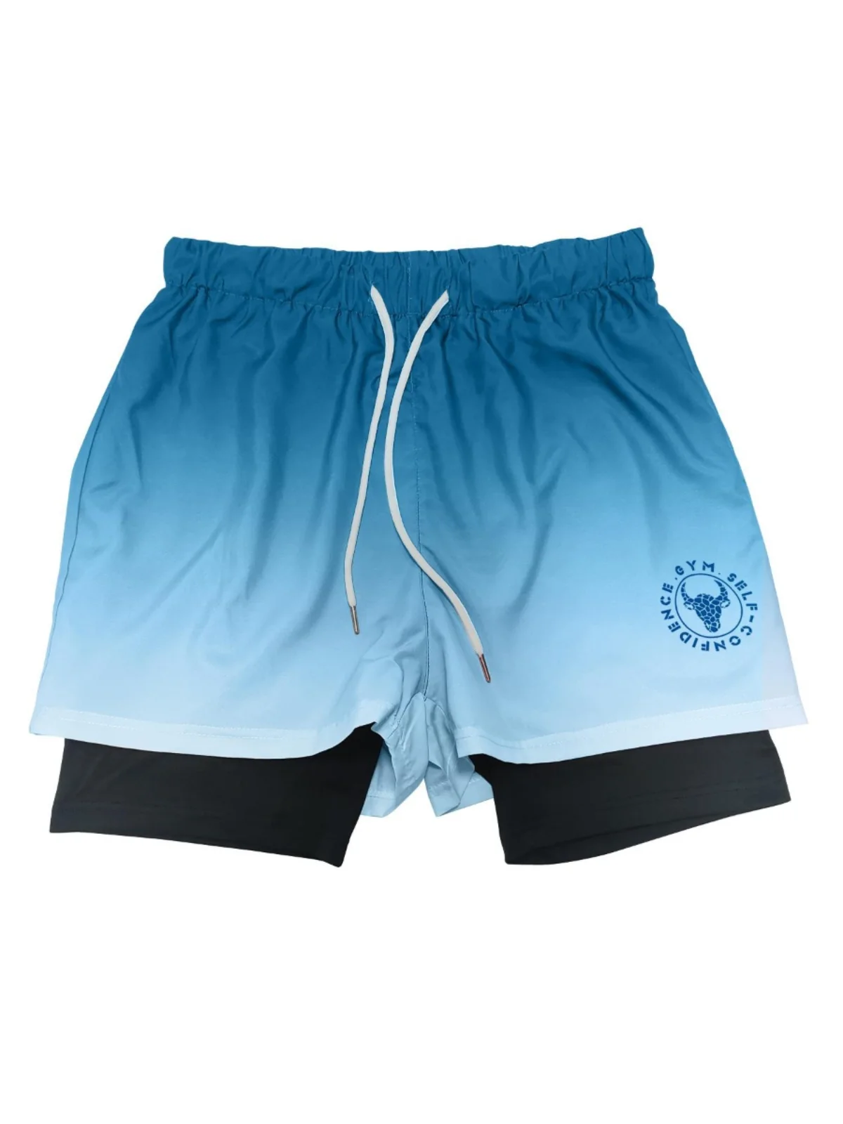 

Мужские 3D двухслойные спортивные брюки Qui-drng orts Slim Fit молодежные повседневные брюки Vitali Sle длиной пять четвертей