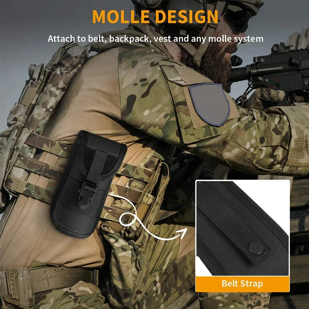 Outdoor Molle Sunglasses Holder Glasses Pouch EDC Waist Pack Utility Hiking Hunting Accessories Organizer Eyeglasses Case Bag