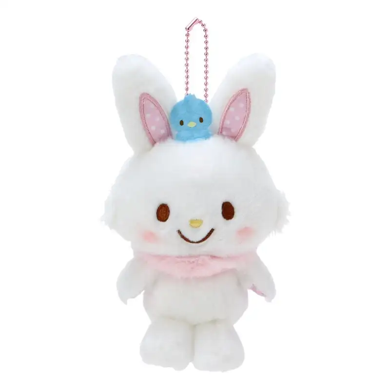 

Wish Me Mell Bunny Plush Mascot Cute Keychains Charms Key Ring Ball Chain 2000s Debut Character Girls Toys