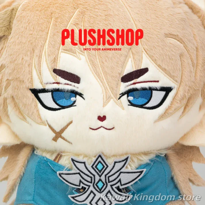 Genshin Impact Varka 43cm Anime Sitting Posture Figure Idol Plushies Pillows Birthday Gift Pillow Cosplay Gift - view 5