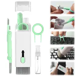 7in 1 kit de limpeza para laptop, teclado, airpods pro, ipad, macbook, fones de ouvido, limpador, escova