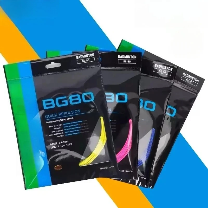 

Badminton Racket String BG80 (0.68mm) Endurance Training Competition Professional Durable Play High Quality