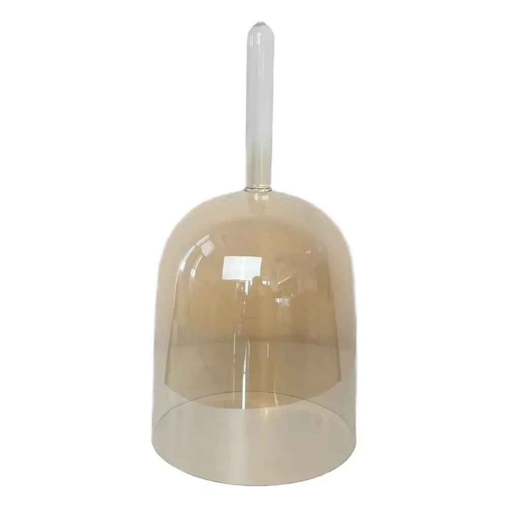 Golden Brown Premium Crystal Singing Holy Grail Singing Crystal Singing Strap Handle Bowl Tone Bowl