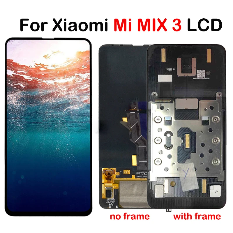 

oled For Xiaomi Mi Mix 3 LCD Display Touch Screen Digitizer Assembly For Mi Mix3 LCD Replacement Parts For xiaomi mix 3 lcd Best