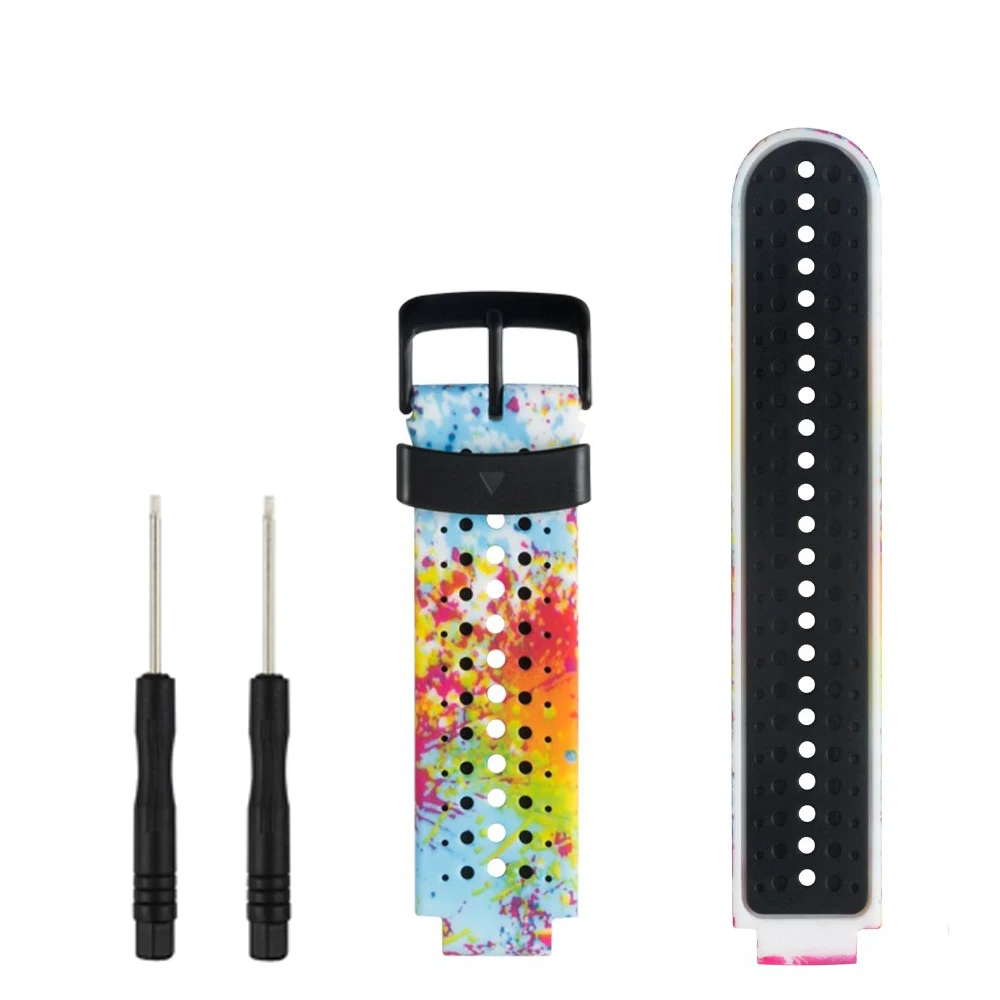 Силиконовый ремешок для Garmin Forerunner 235, сменные браслеты для Garmin Forerunner 220 230 235 630 620 S20 S5 S6