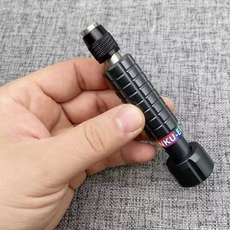 Everbright Store All Aluminum EDC Screwdriver 6.35 Batch Handle 6.35 Multi-purpose Screwdriver