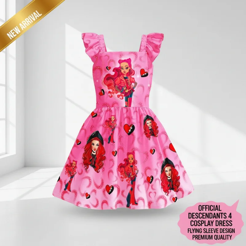 

☆YunCos Descendants 4 Cosplay Women's Anime Halloween Costume Long Sleeve Princess Dress☆