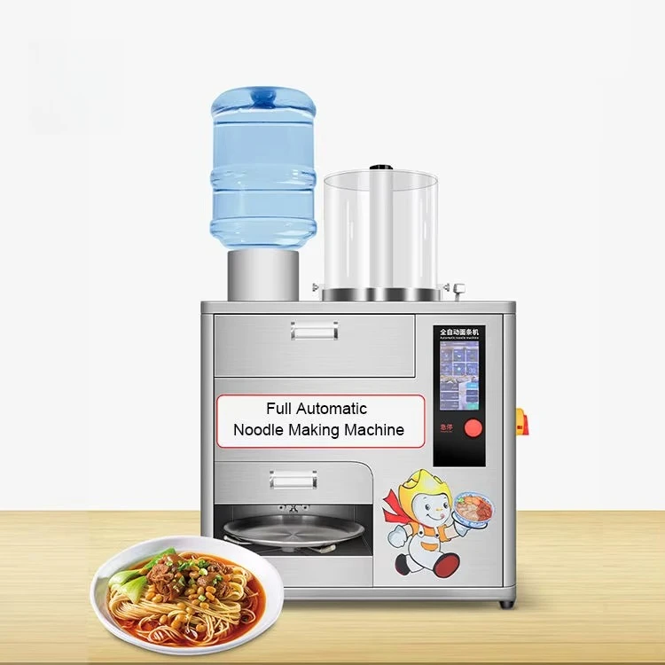 Automatic Electric Noodle Extruder & Pasta Maker with 20kg/h Capacity PLC Core for Restaurant Use
