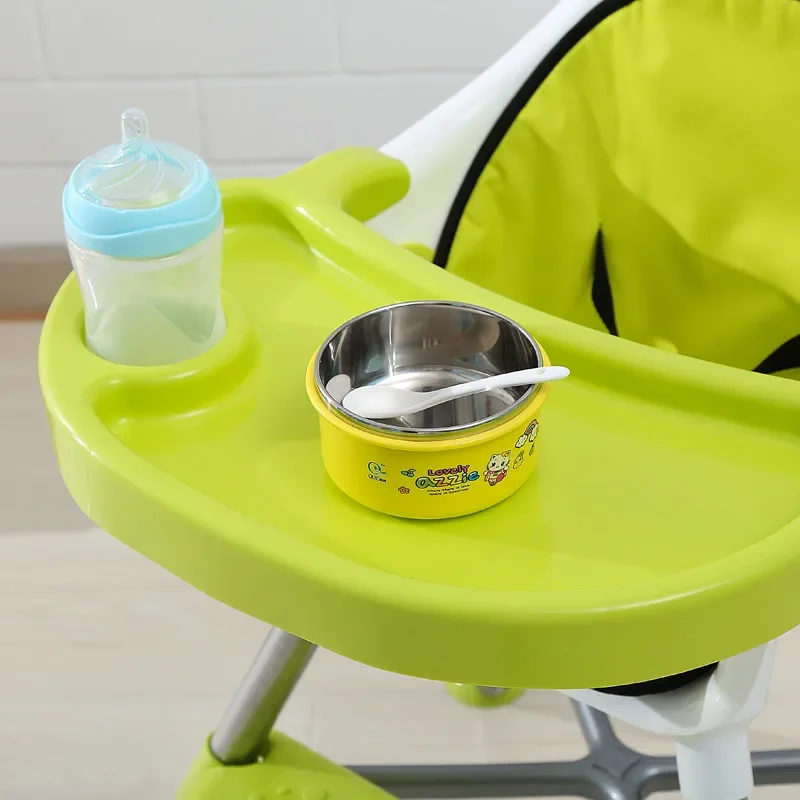 Baby Dining Chair Dining Table Baby Cradle Chair Child Dining Chair Seat Foldable Portable Adjustable High Chair Baby