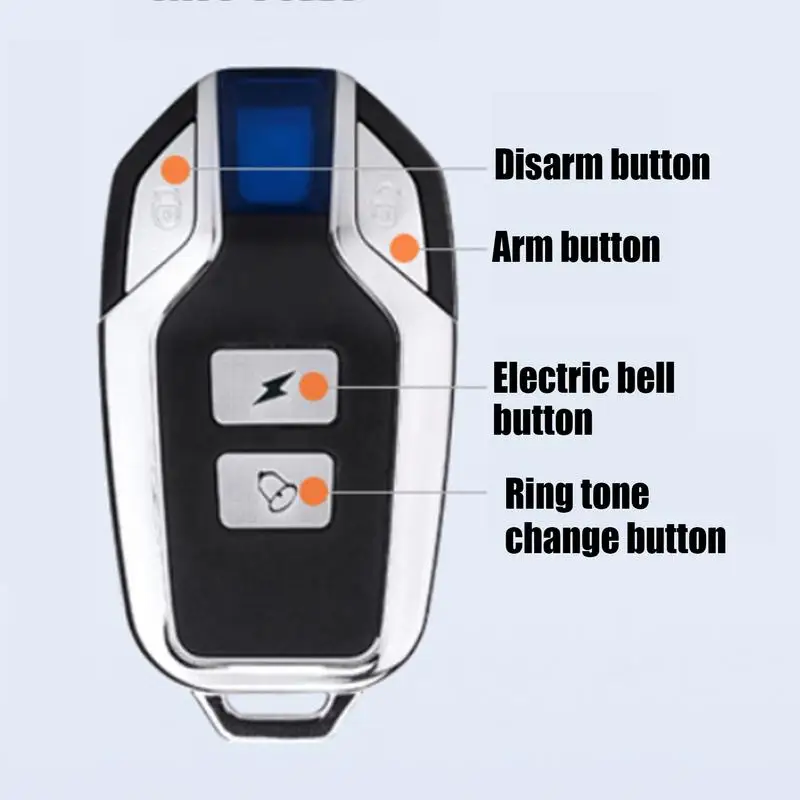 Вибрационная сигнализация 110 дБ, громкая автомобильная безопасность с беспроводным дистанционным противоугонным устройством, мотоциклетная защита от кражи, регулируемая громкость, защита от кражи