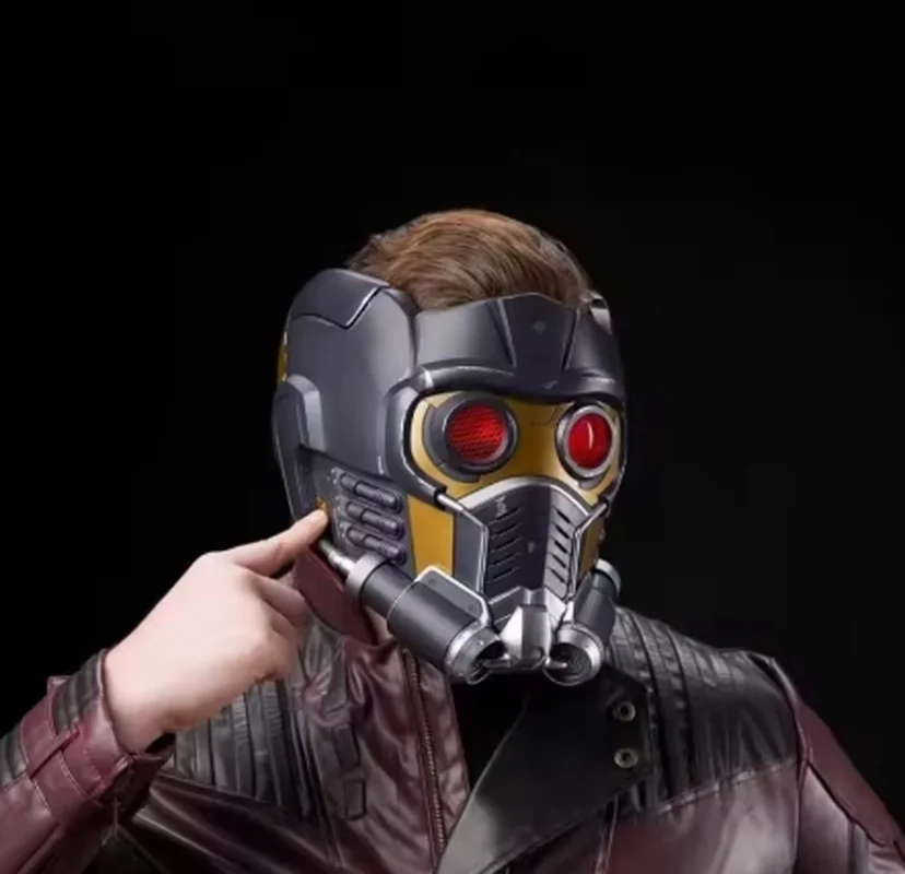 

Movie Galaxy Guardians 3-Star Mg Electronic Helmet 1:1 Cosplay Mask Model Decoration Halloween Birthday Gift For Boys Fans