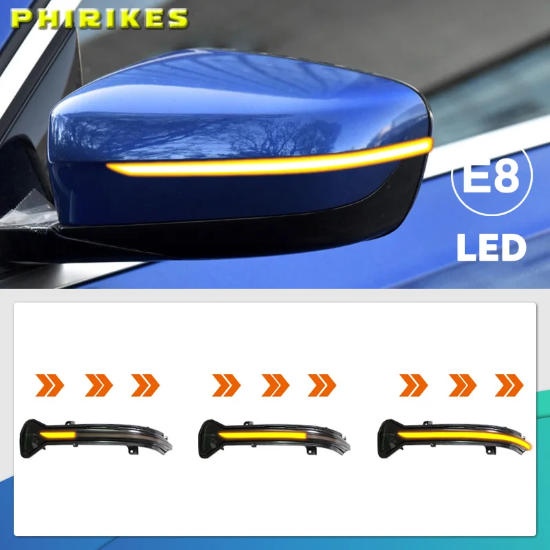 

For BMW 3 5 6 7 8 Series G20 G30 G31 G32 G11 G12 G14 G15 M5 F90 Car Side Mirror LED Dynamic Turn Signal Flow Lights