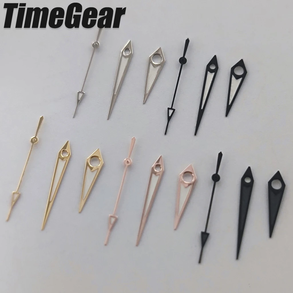Silver/Black/Gold Watch Hands C3 Green Luminous Change Parts For NH34 NH35 NH36 7S26 4R35 4R36 7S36 7002 Movement Accessories