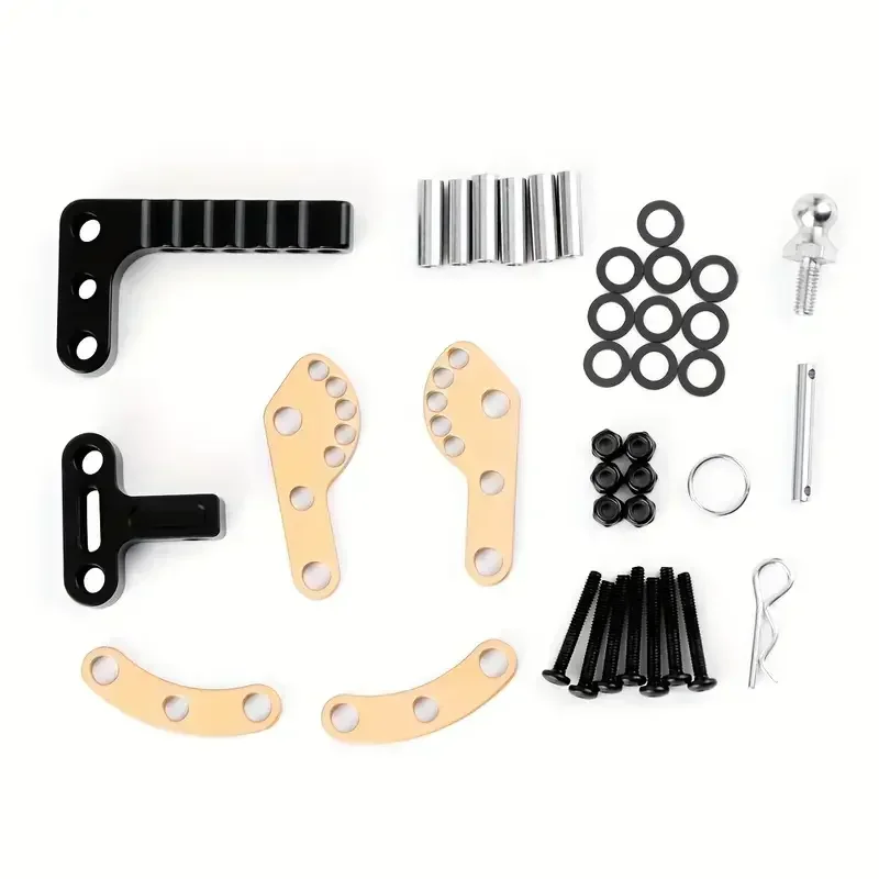 

Metal Tow Hook for 1/8 1/10 RC Crawler Car, Adjustable Rogue Hook, Heavy Du