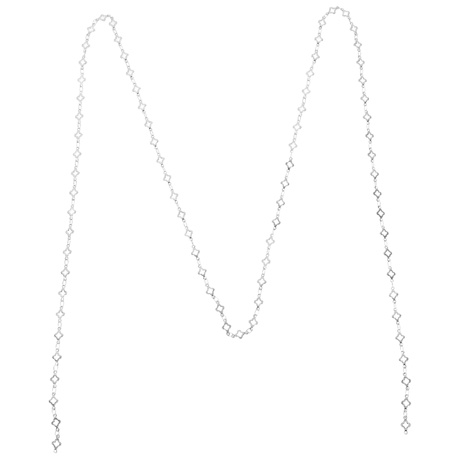 

Copper Necklace Chain For Jewelry Four Leaf Clovers Pendant Making Elegant Diy Accessory Retaining Color Bracelets