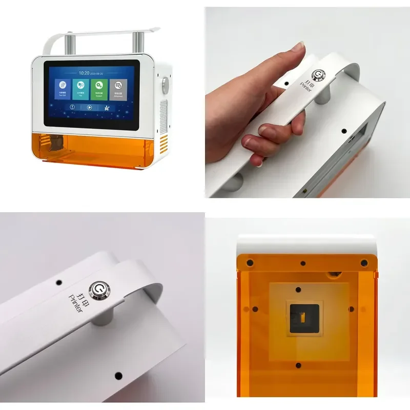 AP01 Handheld Portable Marking Machine for Expiration Date Coding on Plastic Bottles