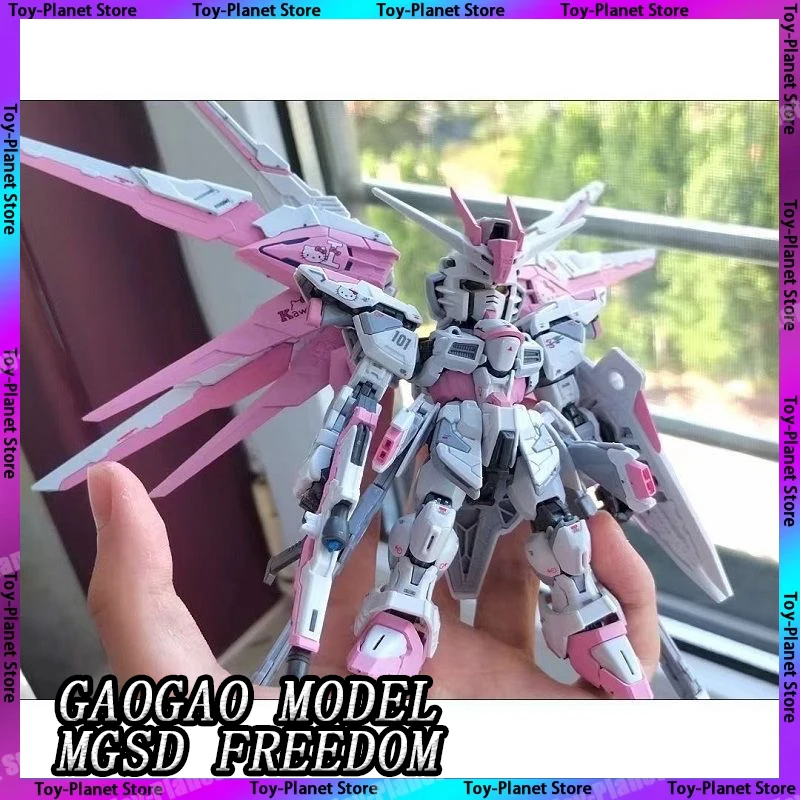 

IN STOCK GAOGAO MGSD Freedom Action Figure Pink Color ZGMF-X10A Anime Figures Assembly Model Kit Plastic Toys Birthday Gift