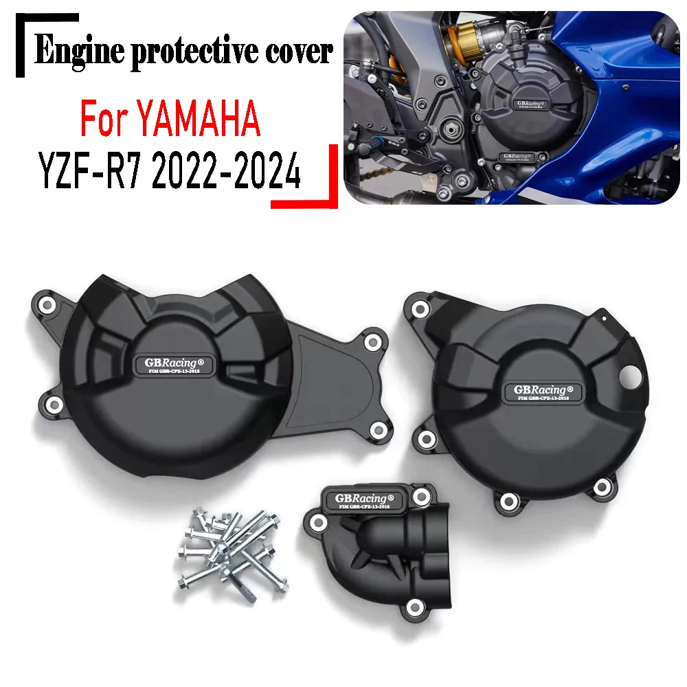 

For YAMAHA YZF-R7 R7 2022 2023 2024 For GB Racing engine protective cover, decorative cover, motorcycle accessories