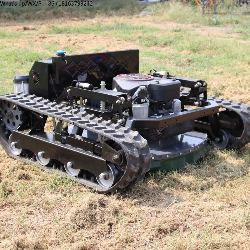

Small River Embankment Slope Remote Control Weeder Unmanned Grass Breaker Garden Greening Self-walking Lawn Mower