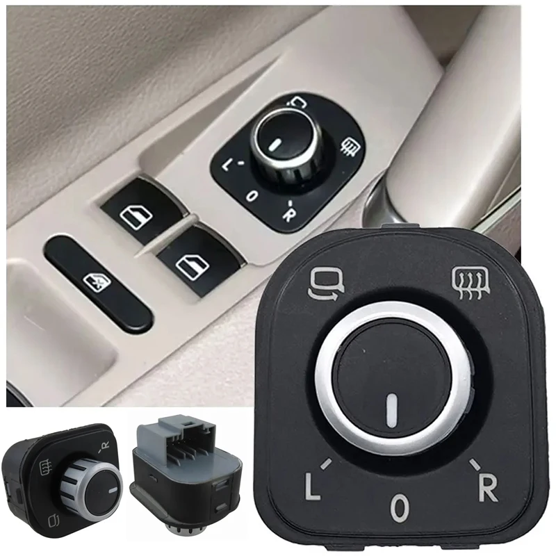 For VW Volkswagen Jetta Golf Mk5 Mk6 Mirror Control Switch Adjust Knob For Tiguan CC Passat B6 B7 5ND 959 565F 5ND959565A