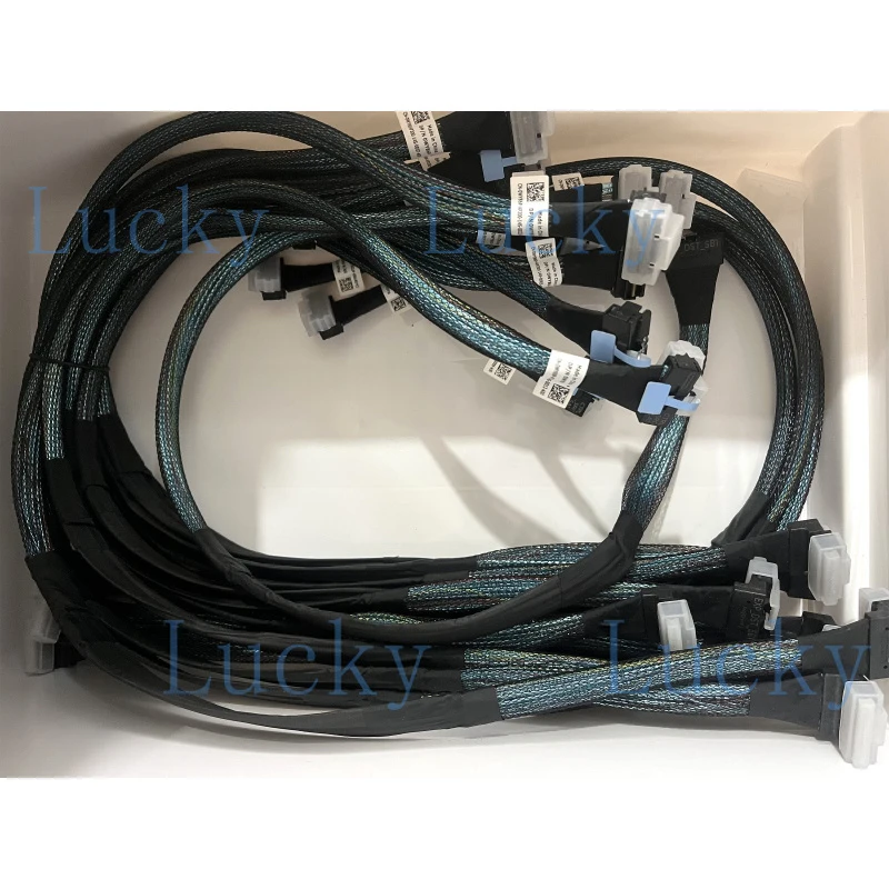 f  1Pcs New for Dell PowerEdge R750 R7525 24 BAY Server PERC RAID SAS Cable WY86P