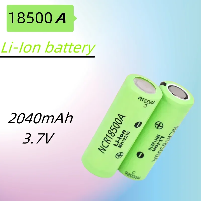 2024  high-quality 18500 3.7V 2040mAh 100% original NCR18500A  toy flashlight and other batteries