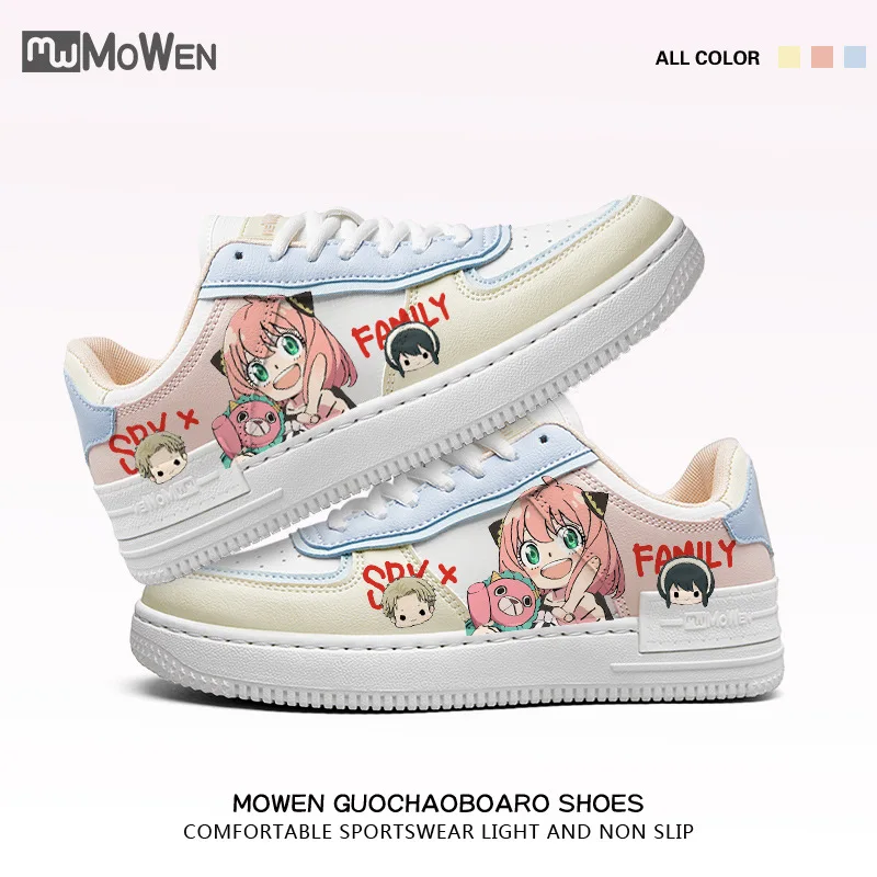 Anime Kawaii Shoes SPY×FAMILY Casual Sneaker Foo Girls Boys Women Women Sport Sneaker Shoes Cosplay Shoes for Students