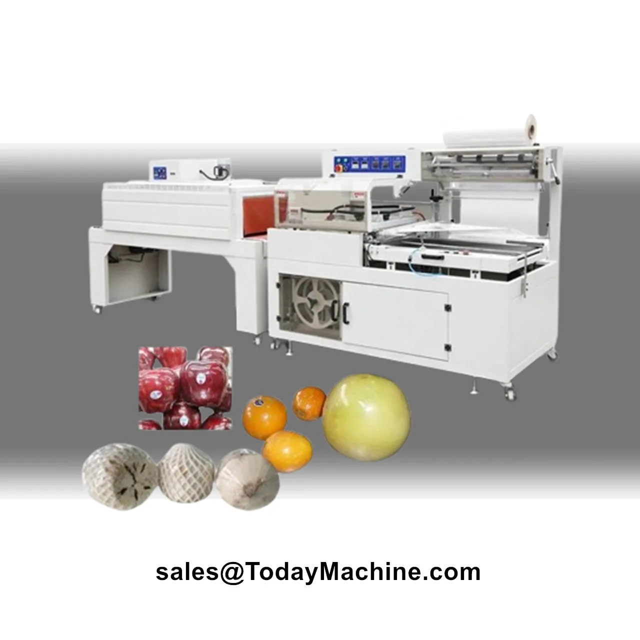 Automatic Carton Box Heat Plastic Film L Bar Sealer Shrink Tunnel Wrapping Machine