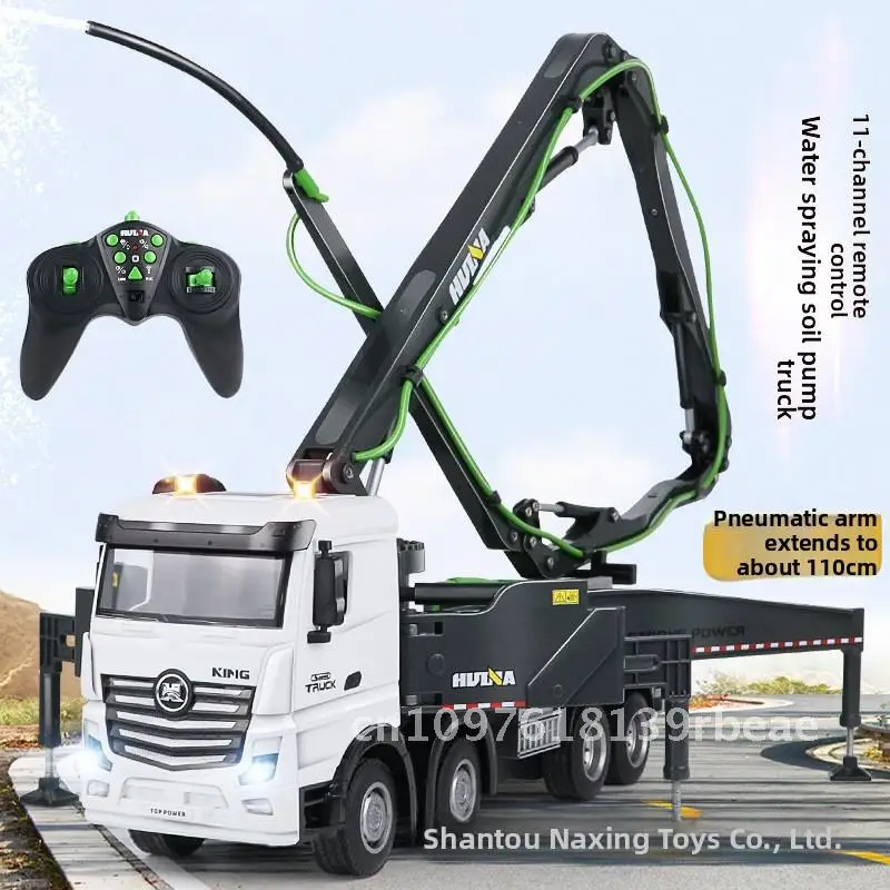 11 channel remote control alloy concrete cement pump truck urban transportation building simulation project